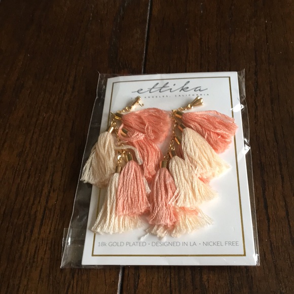 NWT ettika tassell earings - Picture 2 of 2